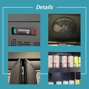 Congélateur Vitrine <span class=keywords><strong>Commercial</strong></span> Vertical à Température Unique avec Ventilateur Réglable et Porte Vitrée, Capacité 401-600L - Product Image 3