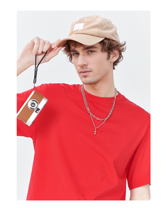 <span class=keywords><strong>T</strong></span>-<span class=keywords><strong>shirt</strong></span> en coton de haute qualité avec logo <span class=keywords><strong>personnalisé</strong></span>, plusieurs couleurs, coupe ajustée, vente chaude, 220 GSM, <span class=keywords><strong>t</strong></span>-<span class=keywords><strong>shirt</strong></span> blanc en gros - Product Image 4