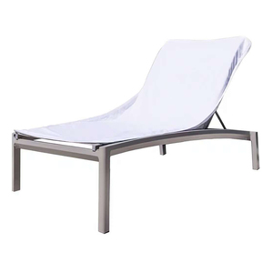 100% Turkish Cotton Modern <strong>Chaise</strong> Lounge <strong>Cover</strong> 30x85 Absorbent Quick-Dry Fitted Pocket Eco-Friendly Spa Pool Beach Resort - Product Image 2