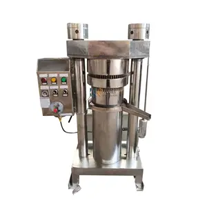 Small Automatic Adjustable Cooking Oil Making Machine High Frequency and Low Power Commercial Hydraulic Cold Press Oil Machine
