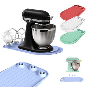 Organisateur de mixeur tout-en-un et tapis antidérapant : protège les comptoirs, réduit le bruit et range les accessoires dans une base en silicone. - Product Image 1