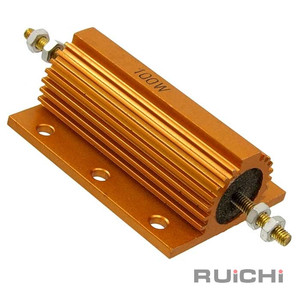 Ruichi rx24 0.1r-10k 5% 5W 10W 25W 50W 75W 100W 150W 200W 300W 500W 1000W vàng vỏ nhôm điện trở - Product Image 6