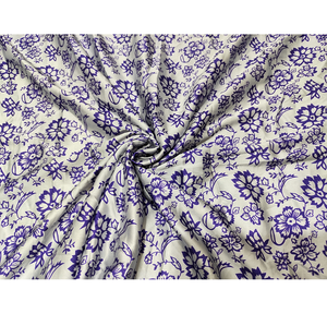 Tissu satiné 100% polyester imprimé multicolore, tissu lisse, doux et brillant pour la couture DIY, artisanat, décoration de robes de mariée, utilisation pour les filles - Product Image 2