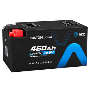 แบตเตอรี่ลิเธียม LiFePO4 12V 460Ah พร้อมระบบตรวจสอบผ่านแอปพลิเคชัน BMS 300A สูงสุด กำลังไฟ 3840 วัตต์ รองรับการใช้งานมากกว่า 5000 รอบ เหมาะสำหรับระบบโซลาร์เซลล์ในรถบ้าน - Product Image 1