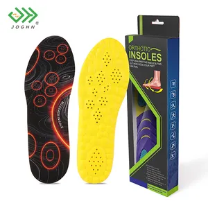 JOGHN Sol Sepatu Bantalan Lembut Kustom Sol Dalam Sepatu Olahraga Pu Plantaris Fasciitis Teknologi Baru Cetak untuk Sepatu Kasual