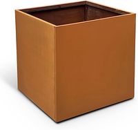 Jardinière extérieure Boîte carrée personnalisée pour plantes de jardin Pots de fleurs Boîte extérieure Jardinière cubique en acier corten
