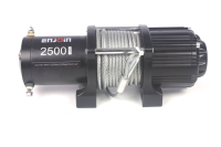 Treuil électrique télécommandé ENJOIN EJTX-4000 4000lbs 12V pour VTT/UTV avec moteur à câble en acier inoxydable, certifié SGS-CE, noir
