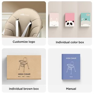 Silla de Comer para Bebé 3 en 1 Moderna, Plegable, Multifuncional, Económica, Silla Alta Portátil para Alimentar con Mesa de Comedor - Product Image 6