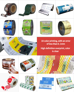 Film plastique en rouleau de qualité alimentaire imprimé sur mesure, film laminé vert, film d'emballage flexible en rouleau pour l'emballage des <span class=keywords><strong>lingettes</strong></span> humides - Product Image 6