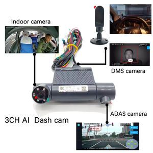 Caméra embarquée intelligente 4G DMS ADAS HD 1080P avec surveillance en temps réel, boîte noire de voiture à 3 caméras JX18 pour la sécurité des véhicules - Product Image 6