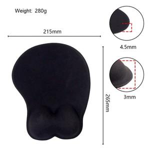 Venta al por mayor Kochou <span class=keywords><strong>Shinobu</strong></span> Gel Silicona Ergonómico Anime <span class=keywords><strong>Sexy</strong></span> Chica Japonesa Pecho Mouse Pads Con Reposamuñecas Gaming 3D Mousepads - Product Image 4