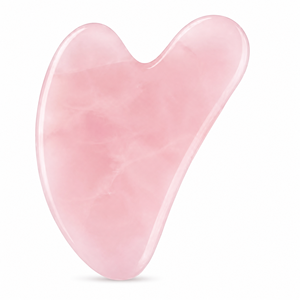 Outil <span class=keywords><strong>Gua</strong></span> <span class=keywords><strong>Sha</strong></span> en <span class=keywords><strong>quartz</strong></span> <span class=keywords><strong>rose</strong></span> KINWONG, forme de cœur, pierre naturelle, masseur facial, lifting du visage, drainage lymphatique, vente en gros OEM - Product Image 1