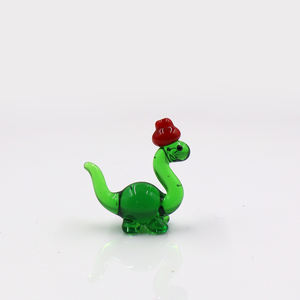 Handgemaakt Klein Murano Lampwerk Glas Handwerk Miniatuur Aangepast Ontwerp Dinosaurus Nessie Eenhoorn Highland Koe Dier Beeldje - Product Image 5