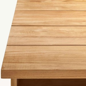 Meubles d'extérieur de style moderne de luxe en bois massif pour hôtels, parcs, cours, fermes, villas, table haute en teck - Product Image 1