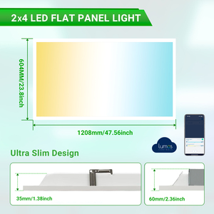 2x4 FT LED Flat Panel Lights 40W 50W 60W 2700-5000K Recessed <strong>Drop</strong> <strong>Ceiling</strong> Lights for Indoor Energy Saving Indoor <strong>Lighting</strong> - Product Image 5