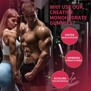 Supplément de pré-entraînement Créatine Monohydrate Energy Gummies de créatine gommeux pour la croissance musculaire Gummy - Product Image 3