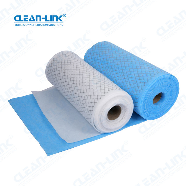 High Dust Capacity Primary Roll Rigid Mesh Backing Filter Media