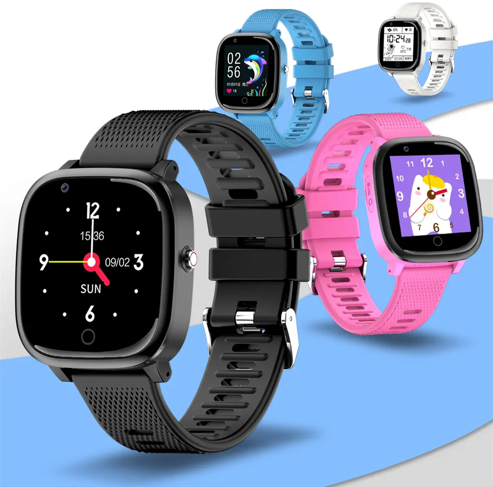 New arrivals 4g KW116 Kids Watches SOS GPS Reloj SIM Card IP67 Watches for kids boys and girls 4G smart watch