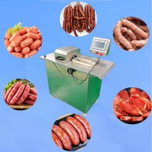 Lieur de saucisses entièrement automatique à ligne unique Machine à lavement de haute qualité Ligne de traitement du salami - Product Image 2