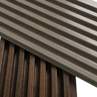 Panneaux muraux rainurés en PVC/WPC de qualité, modernes et imperméables pour la décoration de salle de bain, salon, escalier, salle de sport