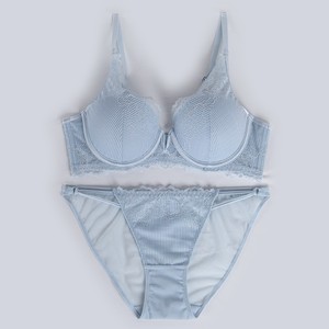 Ropa interior francesa de encaje para mujer, anillo de acero suave, sujetador push up de pecho pequeño, sujetador de soporte superior pequeño antiflacidez de pecho grande - Product Image 5
