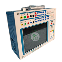 Testeur de protection de relais micro-ordinateur triphasé KDJB-802 pour l'injection de courant secondaire et la calibration des systèmes électriques