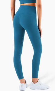 Ropa deportiva Mujer Gimnasio Clientes Imprimir Leggings Pantalones Raya Cintura alta Deporte Señora Fitness Mujer Envío rápido Conjunto de yoga - Product Image 6
