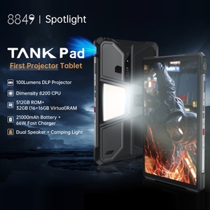 Tablet PC Robusto Originale Unihertz 8849 Tank Pad con Proiettore, 16GB+512GB, 10.95\", Android 14, Dimensity 8200 Octa Core, Rete 5G - Product Image 2