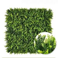 EG-G144 Nouvelle conception de carrelage mural en herbe artificielle résistant aux UV, feuilles mélangées, jardin vertical pour les murs de bureau