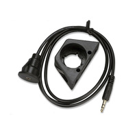 Câble d'extension AUX étanche dc3.5 mm montage encastré à RCA unique pour voiture