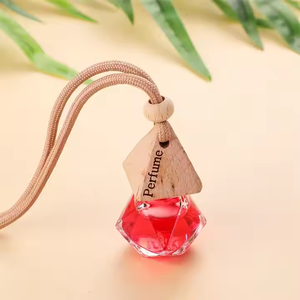 Diffuseur de parfum liquide pour voiture en verre multicolores écologique, éclairage <span class=keywords><strong>d</strong></span>'ambiance, pendentif suspendu pour pare-brise - Product Image 6