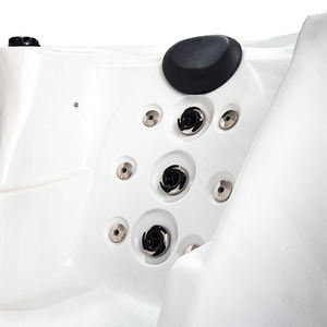 Baignoire autoportante haut de gamme avec jets d'air massants, en acrylique, pour salle de bain moderne - Product Image 2