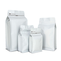 Sachets de café en papier d'aluminium de 2 kg avec pochette debout à fond plat imprimée sur mesure Emballage alimentaire sécurisé