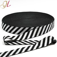Cinta Elástica de Poliamida de Alta Densidad con Logotipo Personalizado, Banda Elástica de Nailon Jacquard para Ropa Deportiva, Ropa Interior y Cinturillas