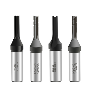 1/2 kolu <span class=keywords><strong>CNC</strong></span> kesme matkap uçları özelleştirilebilir çift/üçlü bıçak planya bıçakları karbit freze bıçakları ahşap ODM/OEM için - Product Image 1