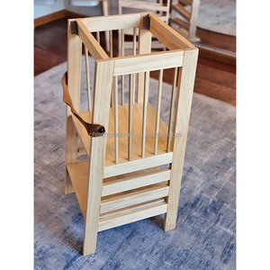 Torre de Aprendizaje Sólida para Niños Pequeños, Muebles Montessori para Niños, Cocina Infantil - Product Image 2