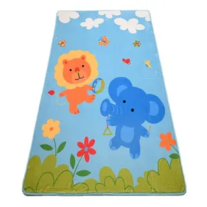 儿童房地毯家居装饰Alfombras印花儿童地毯婴儿游戏垫