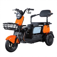 Vente directe usine Nouveau Tricycle Électrique X3 Conforme aux Normes Nationales, Scooter de Transport Ouvert pour Femmes et Enfants, Charge Utile 200-300kg