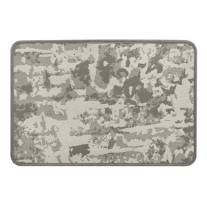 Alfombra de baño rectangular de fibra de poliéster absorbente, antideslizante, diseño minimalista para uso doméstico - Product Image 4