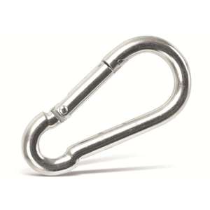 Mosquetón de Acero Galvanizado de 80x8mm para Uso en Exteriores (Modelo 9859442198) - Product Image 1