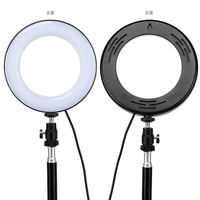 Zomei Zm100 6" 16cm Anneau lumineux en plastique à température de couleur réglable (Support trépied et support de téléphone portable, CRI élevé 95)