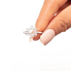 Anillos de Plata de Ley 925 con Circonita Cúbica, Estilo Clásico y Simple, para Mujer, Venta al Por Mayor - Product Image 3