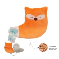 Pack de chaleur pour micro-ondes menstruel animal chauffant rempli de perles d'argile