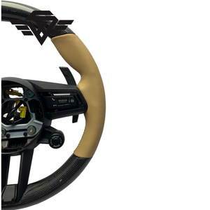 Volante de Coche de Fibra de Carbono Real de Estilo <span class=keywords><strong>Clásico</strong></span> Personalizado de Lujo para Porsche 992 718 Boxster Cayman Cayenne, Calidad Premium - Product Image 4