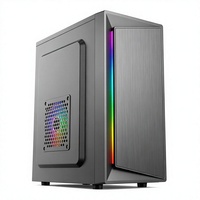 Boîtier PC MicroATX de haute qualité, best-seller, pour jeux, avec 2 ventilateurs de refroidissement et châssis de bureau