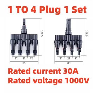 Kit de connecteurs solaires avec paires mâle/femelle, connecteurs de branche en T étanches à 3/4/5 voies pour systèmes photovoltaïques - Product Image 4