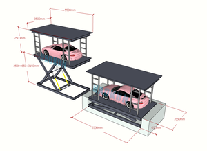 Troli <span class=keywords><strong>Lift</strong></span> Gunting Hidrolik Kecil untuk Gudang, Platform <span class=keywords><strong>Lift</strong></span> untuk Dijual - Product Image 2