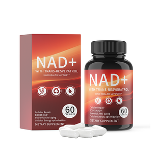 Capsules NAD OEM 60 unités Adultes Vegan Naturel Biologique Boost d'énergie Absorption des nutriments Métabolisme Complément alimentaire - Product Image 6