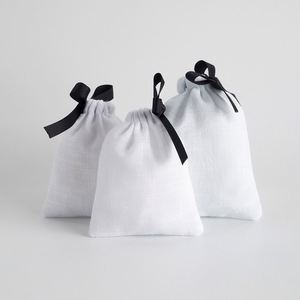 Factory Direct Supply Cotton Flannel Jewelry Storage <b>Bag</b> with Drawstring Closure Modern Wind Various Sizes - Product Image 4