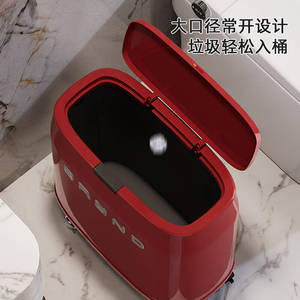 Brand Trash Can Large Capacity <b>Plastic</b> With Lid Wheels Indoor <b>Kitchen</b> Living Room Use - Product Image 4